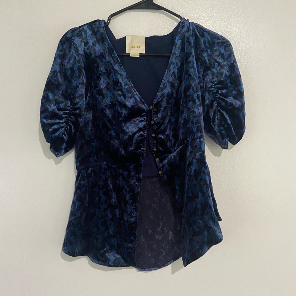 Blue Velvet top